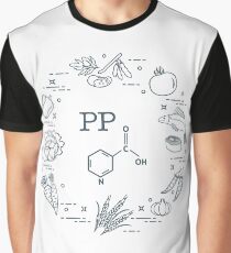 Foods rich in vitamin PP. Graphic T-Shirt