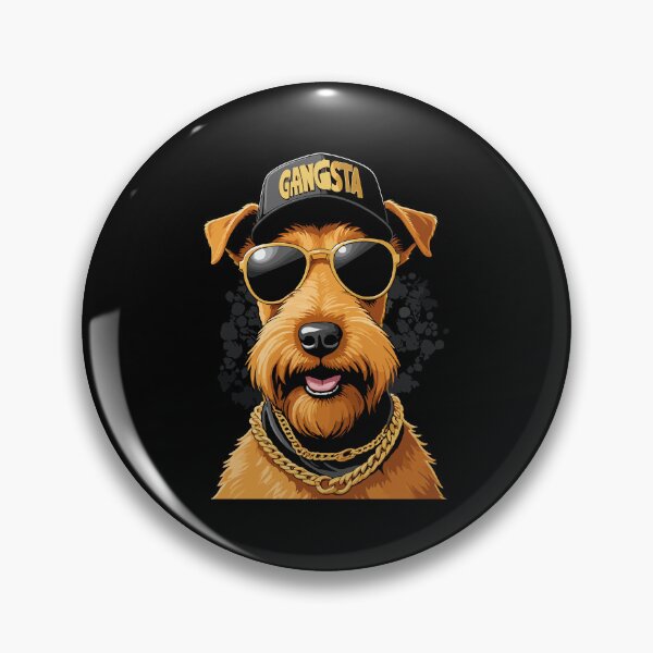 Item preview, Irish Terrier Gangsta Gangster Dog Gift designed and sold by Pineapple-Tree.