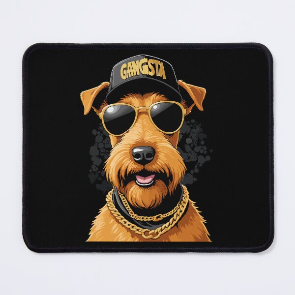 Item preview, Irish Terrier Gangsta Gangster Dog Gift designed and sold by Pineapple-Tree.
