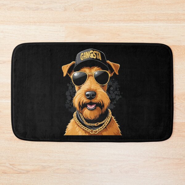 Item preview, Irish Terrier Gangsta Gangster Dog Gift designed and sold by Pineapple-Tree.