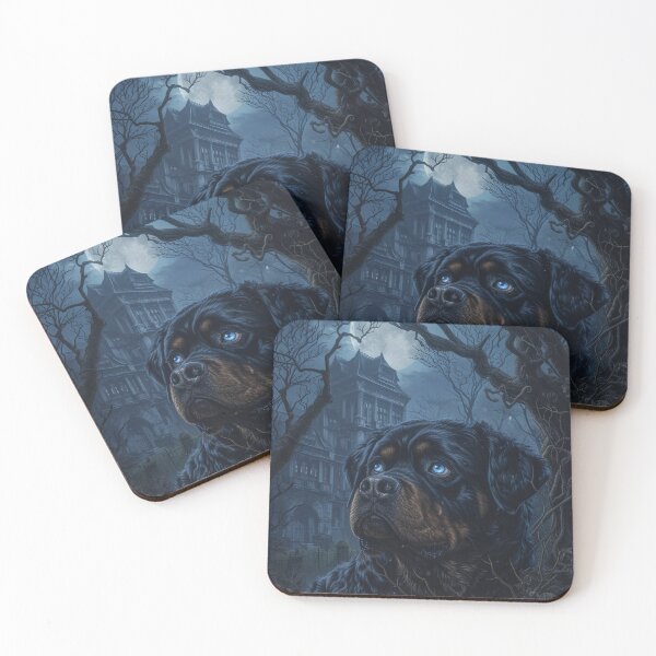 Item preview, Rottweiler In The Dark designed and sold by Nocturne  Paws.