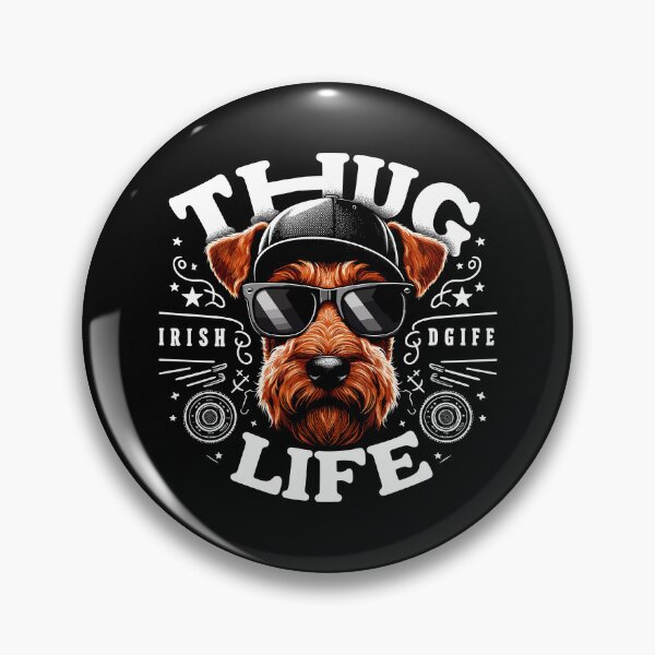Item preview, Irish Terrier Gangster Life Dog Gangsta Gift designed and sold by Pineapple-Tree.