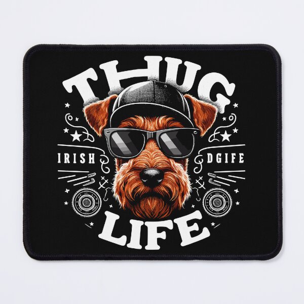 Item preview, Irish Terrier Gangster Life Dog Gangsta Gift designed and sold by Pineapple-Tree.