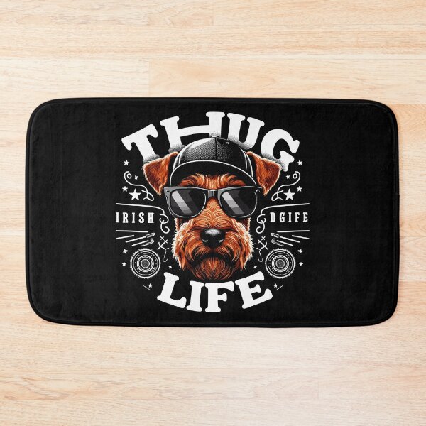 Item preview, Irish Terrier Gangster Life Dog Gangsta Gift designed and sold by Pineapple-Tree.