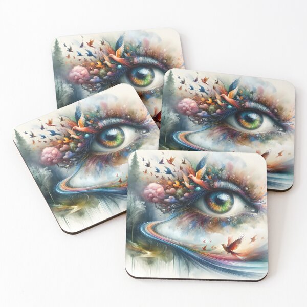 Item preview, Soul's Flight: Eye and Flow Bird designed and sold by UnitedArtForge.