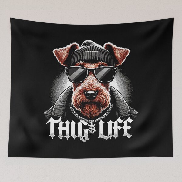 Item preview, Irish Terrier Gangster Life Dog Gangsta Gift designed and sold by Pineapple-Tree.