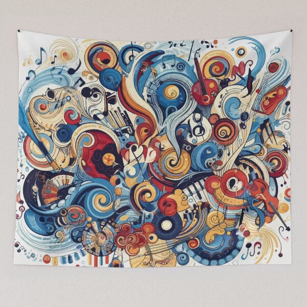 Item preview, Melodic Swirls designed and sold by FarBeyound.