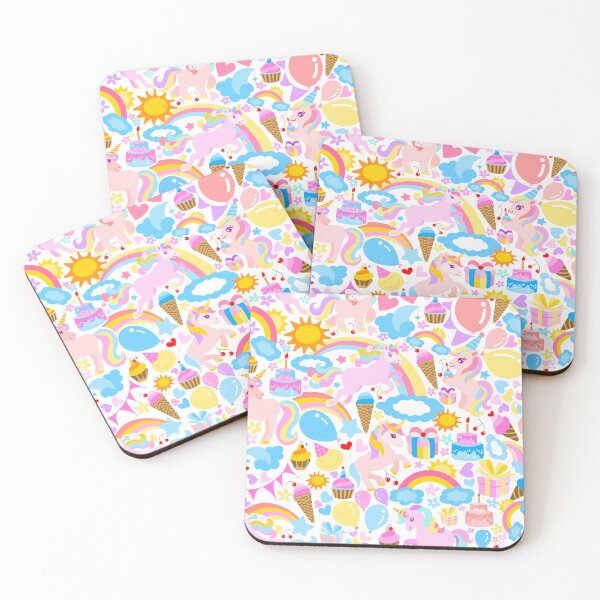 Item preview, Unicorn Birthday Bash designed and sold by Fabricatemyart.