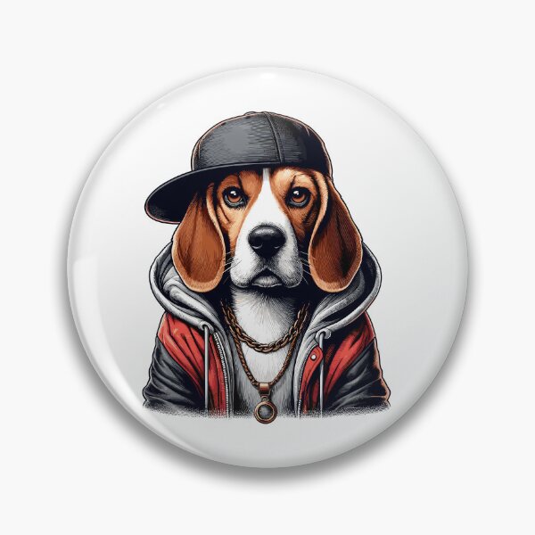 Item preview, Beagle Gangsta Dog Cappy Gift designed and sold by Pineapple-Tree.