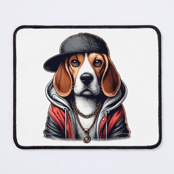 Item preview, Beagle Gangsta Dog Cappy Gift designed and sold by Pineapple-Tree.