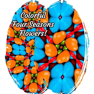 Artwork thumbnail, Colorful Floral Variation Pattern by Patternflower