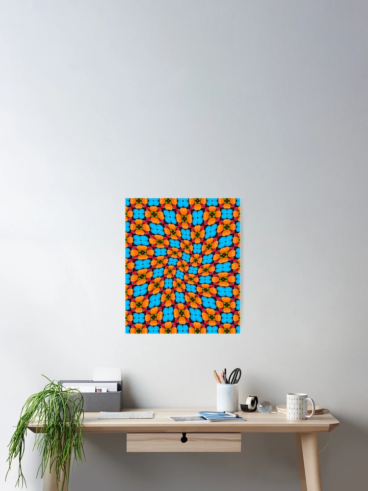 Thumbnail 2 of 3, Poster, Colorful Floral Variation Pattern designed and sold by Patternflower.