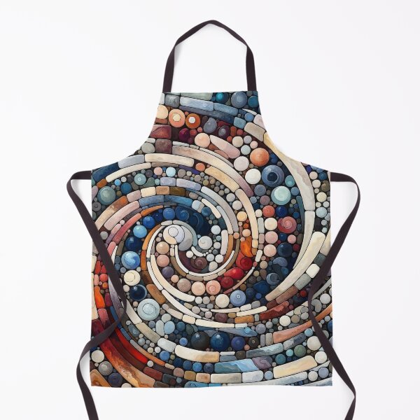 Item preview, Whirlpool of Color - Abstract Pebble Spiral Art designed and sold by FarBeyound.