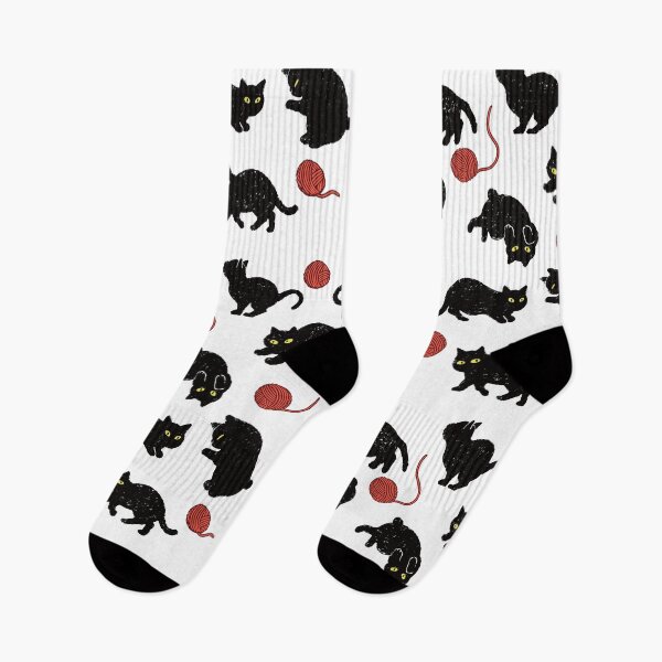 Item preview, Black Cat and Red Ball designed and sold by chillaxcats.