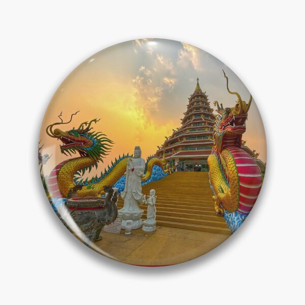 Item preview, The Temple of Mercy Wat Huay Pia Kang Chiang Rai designed and sold by Alisonchambers2.