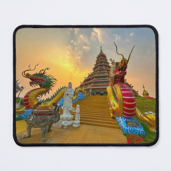 Item preview, The Temple of Mercy Wat Huay Pia Kang Chiang Rai designed and sold by Alisonchambers2.