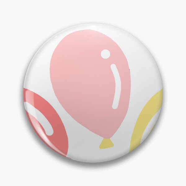 Item preview, Balloon-Yellow Coral Peach designed and sold by Fabricatemyart.