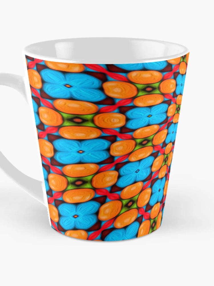 Thumbnail 3 of 4, Coffee Mug, Colorful Floral Variation Pattern designed and sold by Patternflower.