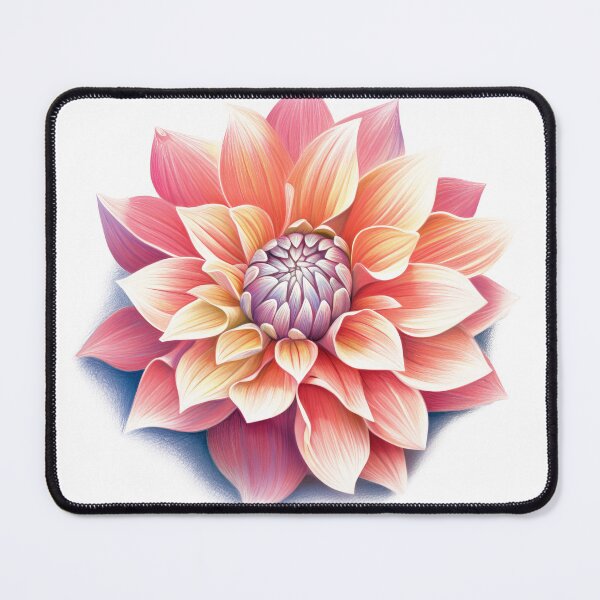 Item preview, Colored Pencil Flower designed and sold by Sol-threads.