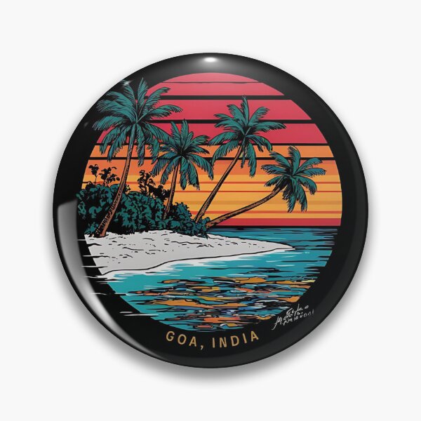 Item preview, Goa India Sunset Palm Trees Tropical Beach designed and sold by Munich84.