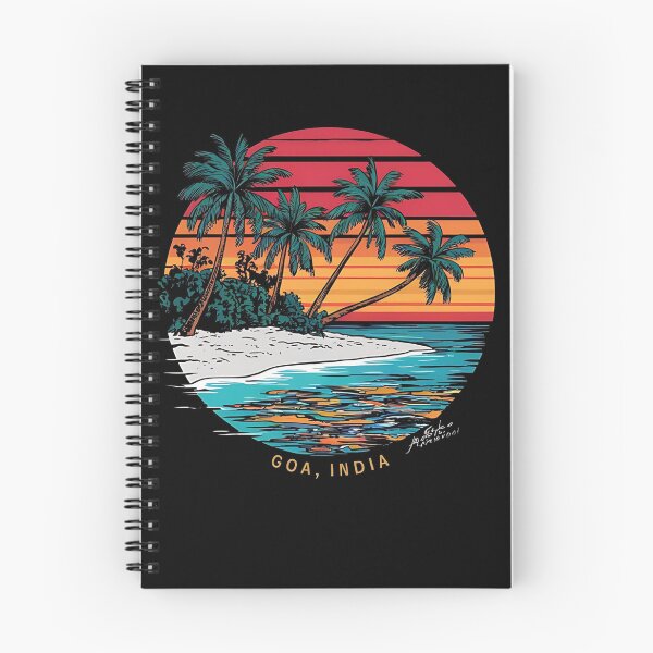 Artikelvorschau, Goa Indien Sonnenuntergang Palmen Tropischer Strand entworfen und verkauft von Munich84.