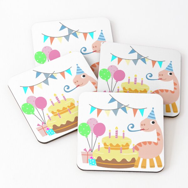 Item preview, Happy Birthday Dinosaur party cake. happy dino, Funny surprise Dinosaurs, designed and sold by NoeySmiley55.