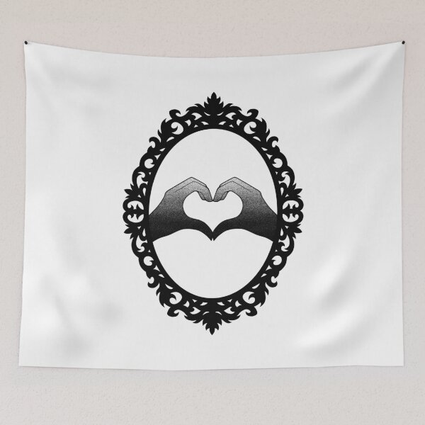 Item preview, Heart Shaped Hands in a Gothic Frame designed and sold by ObsidianDaz.