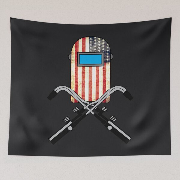Item preview, American Welder | USA Flag Welding Hood  designed and sold by melsens.