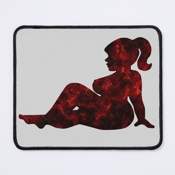 Item preview, Curvy Silhouette, Mudflap Girl with Flames designed and sold by Goodmanmedia.