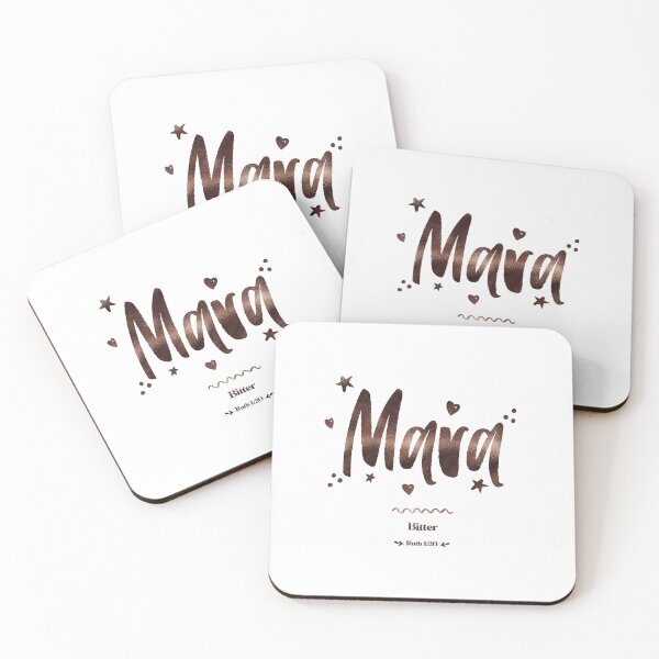 Item preview, Mara | Ruth 1 20 | Bitter | Christian Name with Biblical Meaning For Girl | Christian Name Collection designed and sold by Blessed Be Your Name.