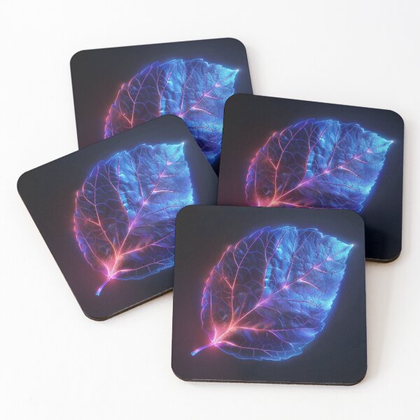 Item preview, Neon Bioluminescent Leaf Structure designed and sold by palmyst.