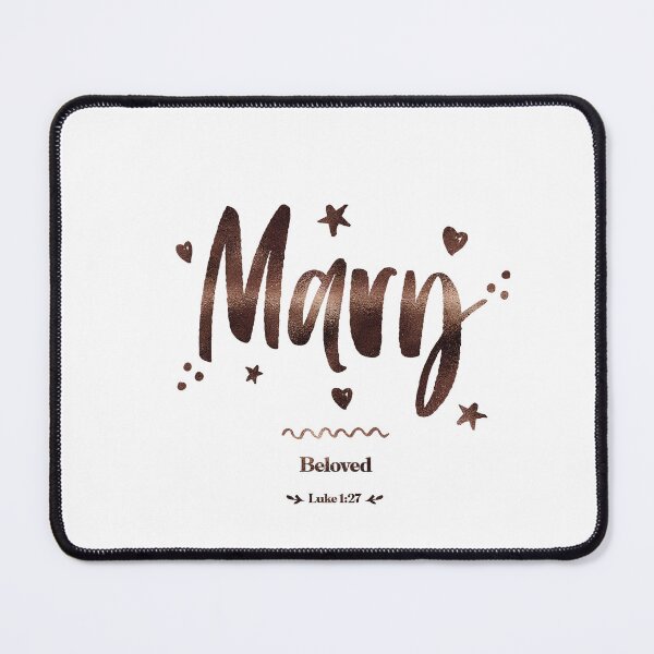 Item preview, Mary | Luke 1 27 | Beloved | Christian Name with Biblical Meaning For Girl | Christian Name Collection designed and sold by Blessed Be Your Name.