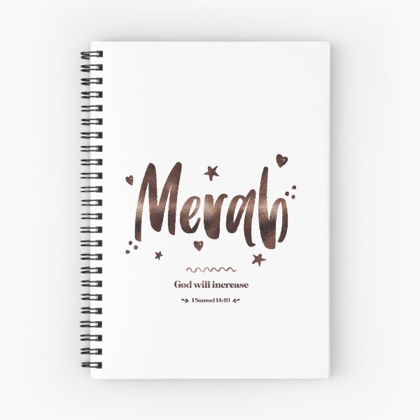 Item preview, Merab | 1 Samuel 14 49 | God Will Increase | Christian Name with Biblical Meaning For Girl | Christian Name Collection designed and sold by Blessed Be Your Name.