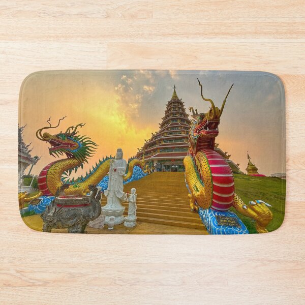 Item preview, The Temple of Mercy Wat Huay Pia Kang Chiang Rai designed and sold by Alisonchambers2.