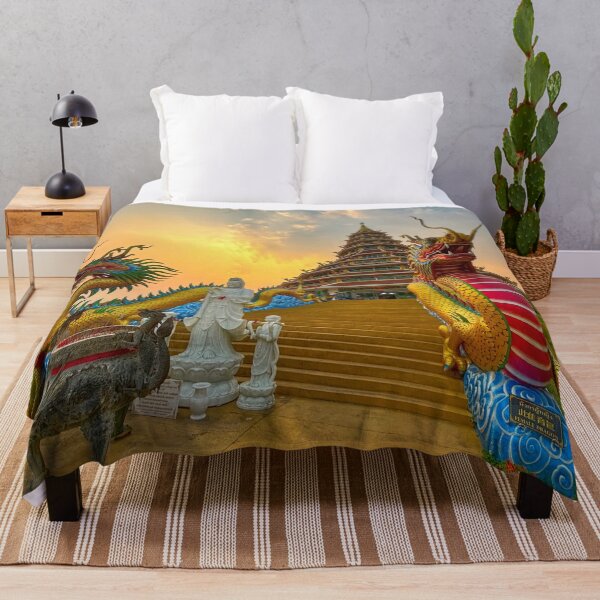 Item preview, The Temple of Mercy Wat Huay Pia Kang Chiang Rai designed and sold by Alisonchambers2.