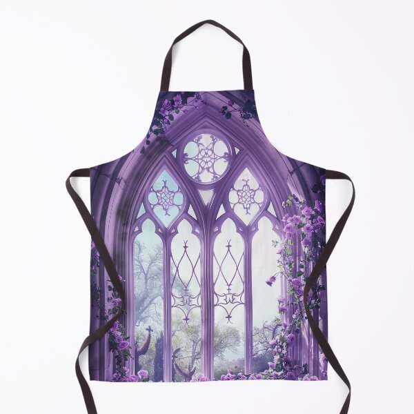 Item preview, Purple Gothic Window designed and sold by conjuredscrolls.