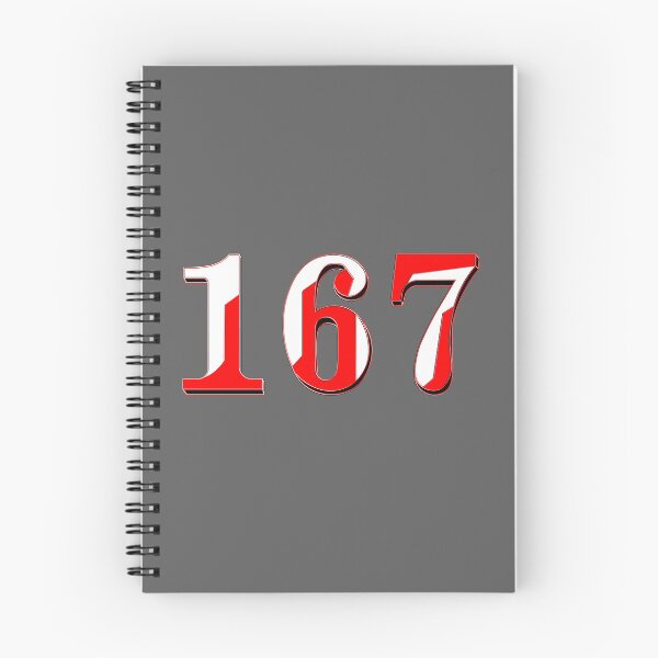 Item preview, number one hundred and sixty seven digit 167 order sequence team member age designed and sold by 4rpixs.