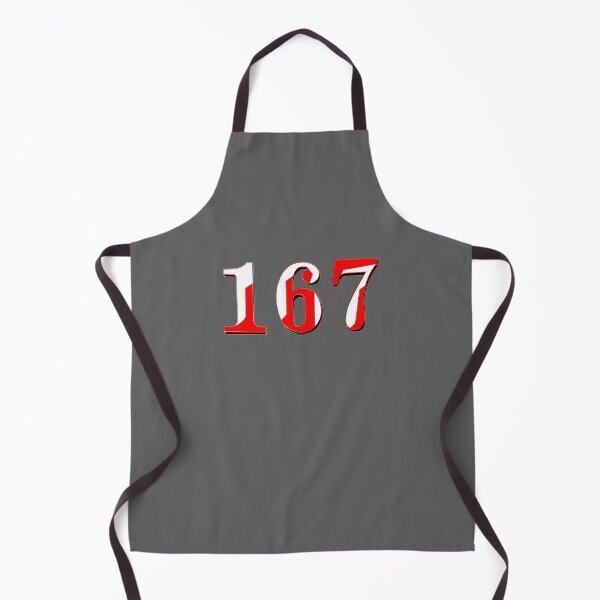 Item preview, number one hundred and sixty seven digit 167 order sequence team member age designed and sold by 4rpixs.