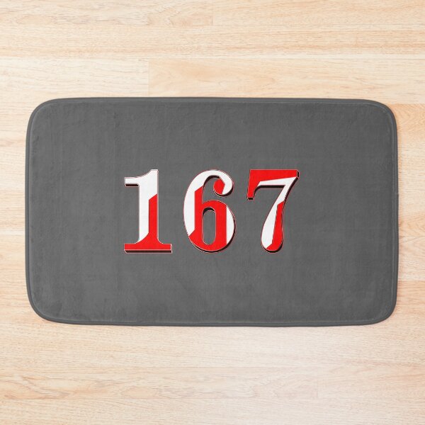 Item preview, number one hundred and sixty seven digit 167 order sequence team member age designed and sold by 4rpixs.