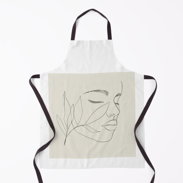 Item preview, Minimalist Line Art of Woman and Leaf designed and sold by palmyst.