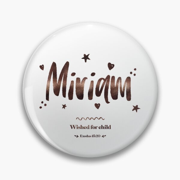 Item preview, Miriam | Exodus 15 20 | Wished For Child | Christian Name with Biblical Meaning For Girl | Christian Name Collection designed and sold by Blessed Be Your Name.