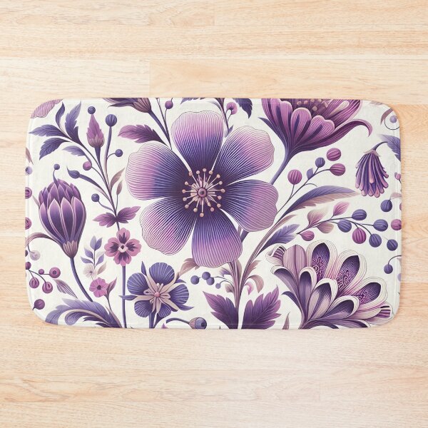 Item preview, Purple Floral Pattern  designed and sold by GraphicsClub.