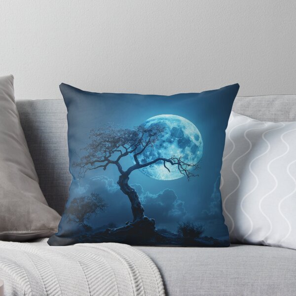 Aperçu de l'œuvre Clair de lune serein sur un arbre tordu créée et vendue par palmyst.