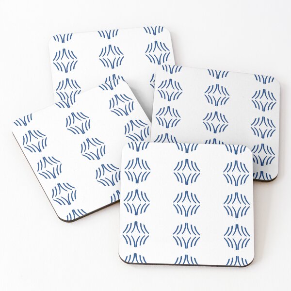 Item preview, Blue line hexagon pattern, simple of art designed and sold by pipikijung.