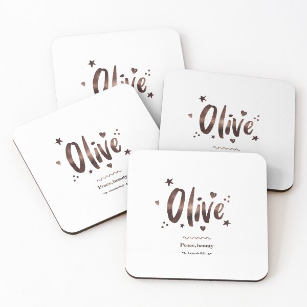 Item preview, Olive | Genesis 8 11 | Peace Beauty | Christian Name with Biblical Meaning For Girl | Christian Name Collection designed and sold by Blessed Be Your Name.