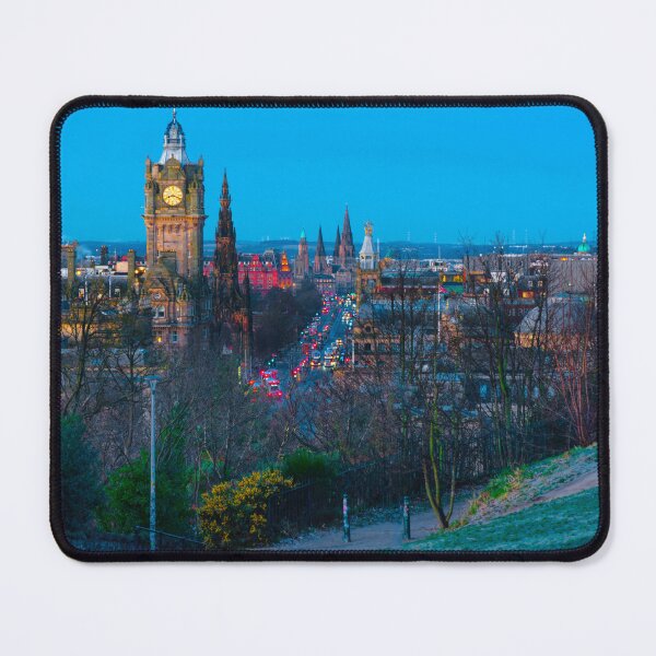 Item preview, Edinburgh Twilight Cityscape designed and sold by Alisonchambers2.