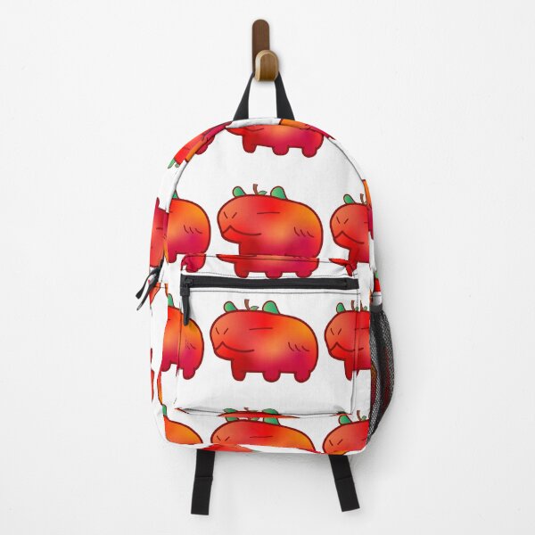 Item preview, Red Apple with Leaf Themed Capybara designed and sold by MiscibilityArt.