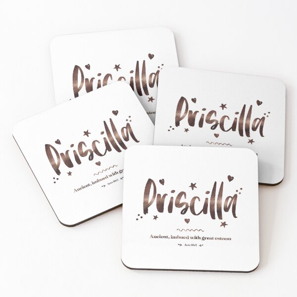 Item preview, Priscilla | Acts 18 2 | Ancient Imbued With Great Esteem | Christian Name with Biblical Meaning For Girl | Christian Name Collection designed and sold by Blessed Be Your Name.