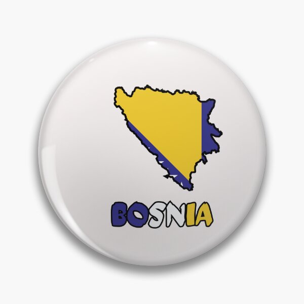 Item preview, Bosnia Flag Map designed and sold by AnimalsDH305.