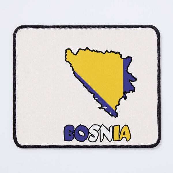 Item preview, Bosnia Flag Map designed and sold by AnimalsDH305.